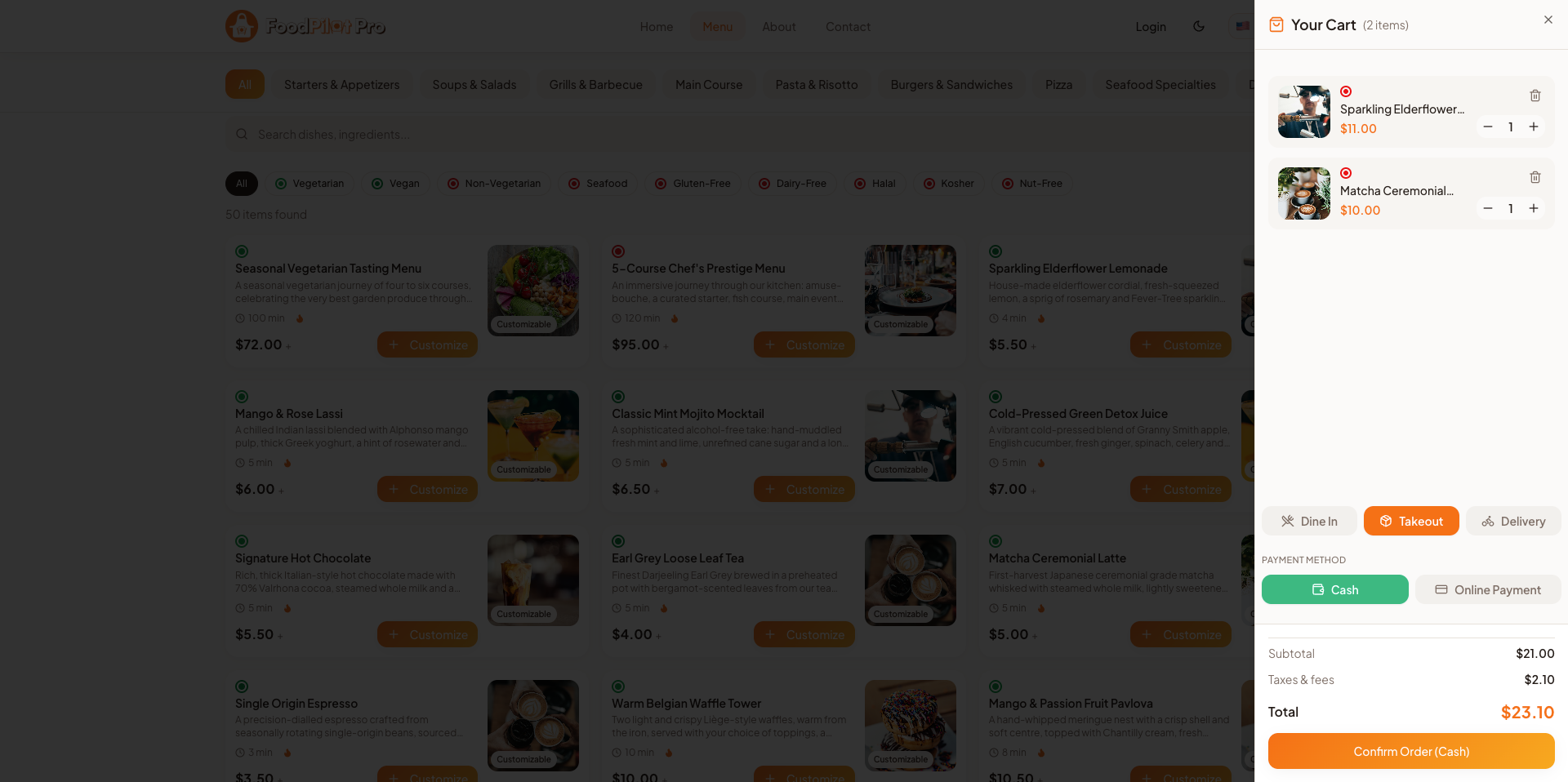 Cart & Checkout